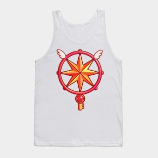 Cardcaptor Sakura Dream Clear Card Key Wand Star Tank Top